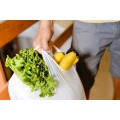 HDPE Wholesale Plastic Fresh Vegetables Food Fruit Storage Produce T-Shirt Bag Roll