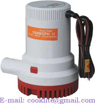 Осушителна помпа 1500GPH 12V / Eлектрическа потапяща помпа