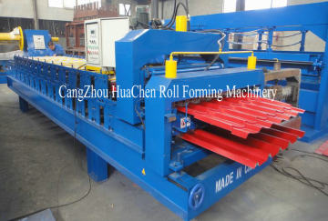 HC25/35 Metal Roofing Glazed Tile Double Layer Cold Rolling Forming Machine