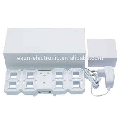 Smart 3D LED Modern Wall Alarm Clock