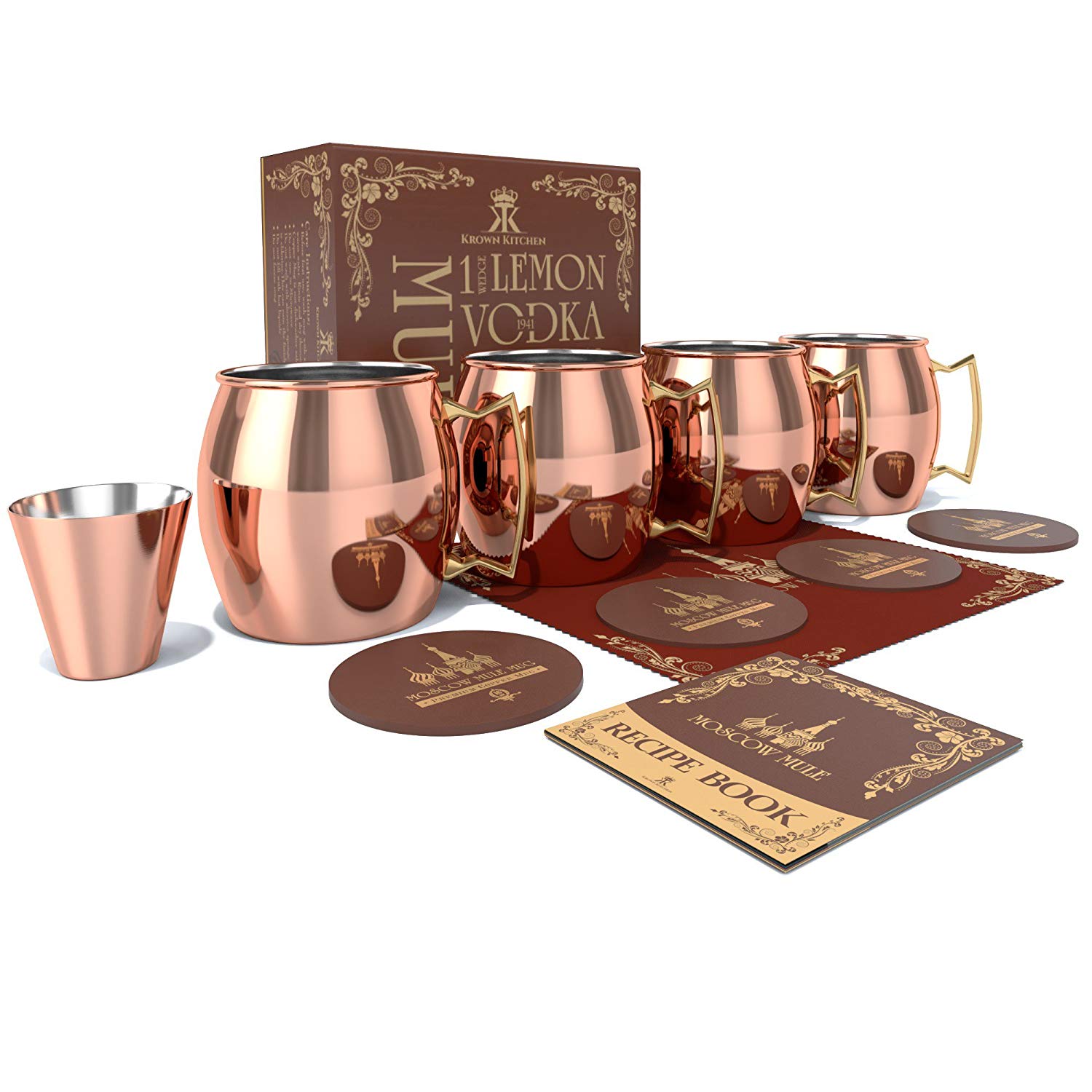 moscow mule mug set