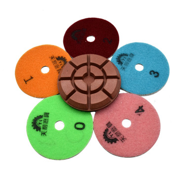 OEM Customizable 3 Inch Dry/Wet Diamond Polishing Pad for Concrete Stone Marble Granite Floors with Hook and Loop Backing