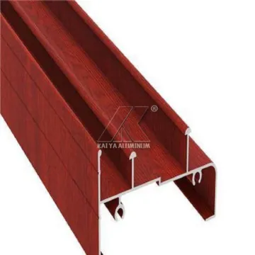 3D Wood Grain Aluminum Profile: Powder Coated Aluminium with Wood Color