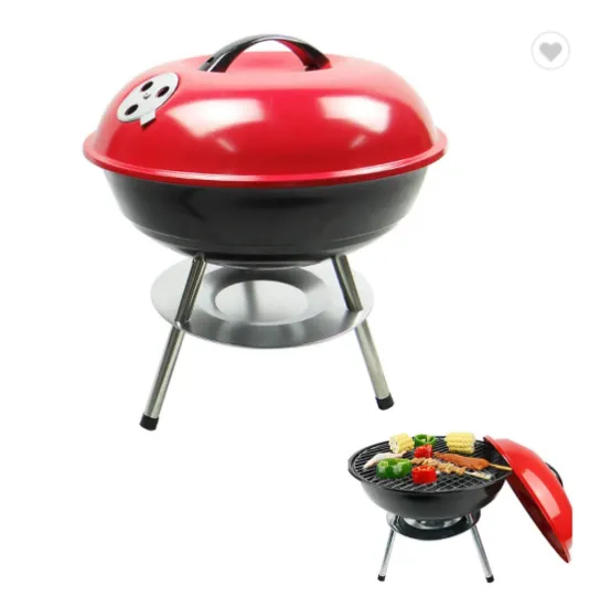 Classic 14-Inch Portable Charcoal BBQ Grill Factory Wholesale Barbecue Kettle for Outdoor Cooking