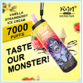 R&amp;M Monster atingiu 7000 Puffs Vape descartável POD
