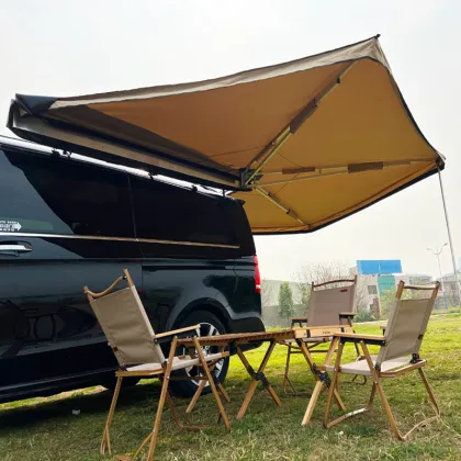 270 Degree Camping Roof Tent Awning with Annex Room - Fox Wing Awning for Cars