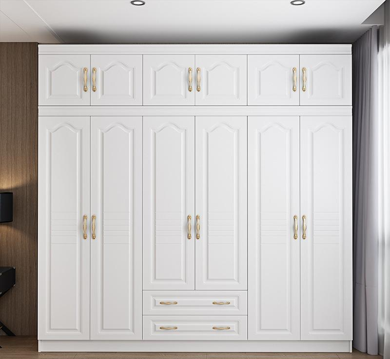 White Wardrobe with Drawers