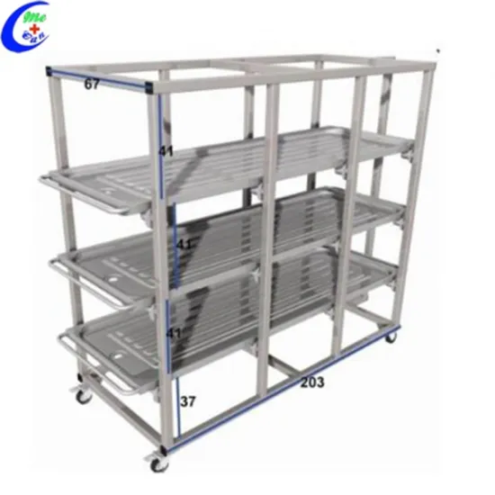 304 Stainless Steel Mortuary Cadaver Storage Rack