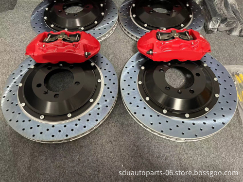 Big Brake Kit for Camry: Front 6-Piston and Rear GT4 Calipers
