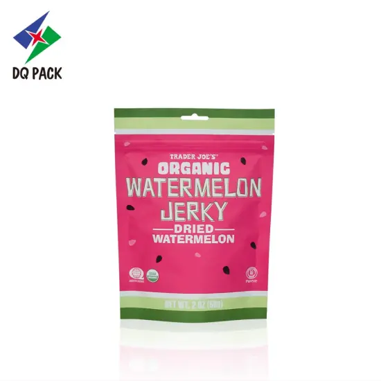 Watermelon Chips doypack with zipper and Europe hole