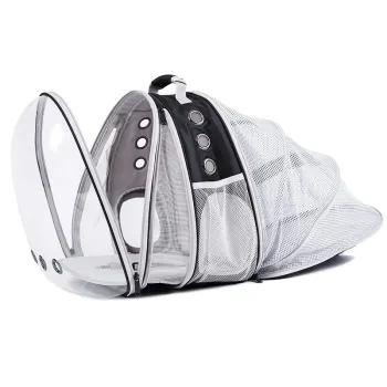 Dual Expandable Cat Backpack Carrier for Large Cats and Puppies