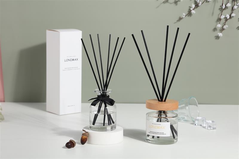 Lonimax 150 ml Transparent Bottle Reed Diffuser 
