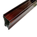 Aluminium frame profile for sliding wardrobe glass door