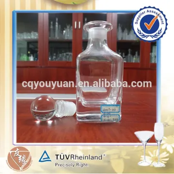 Empty Square Bottle For Reed Diffuser Clear 150ML Perfume Bottles