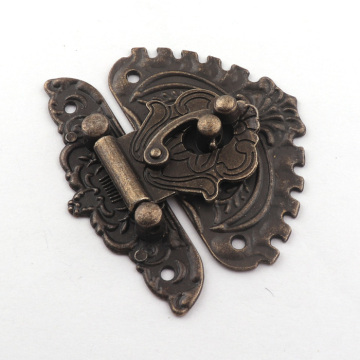 Vintage Bronze Butterfly Hinge Latch Kit with Screws - 60mm x 69mm