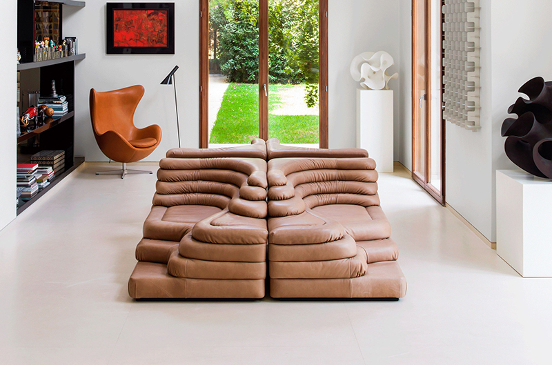 Modern Ds 1025 Terrazza Leather Modular Sofa