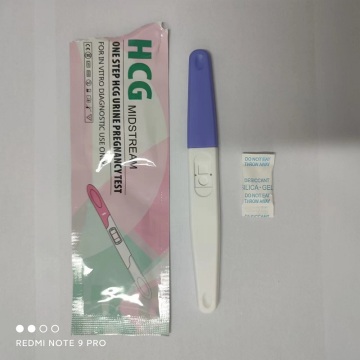 ကိုယ် 0 န်ဆောင်မှုဆိုင်ရာစစ်ဆေးမှု Kit HCG ကိုယ်ဝန်ဆောင်ခြင်း 6.0 မီလီမီတာတွင်အကြီးအကျယ်