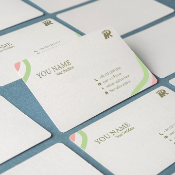 Customize White Art Paper Sales Card Kraft Cardboard Matte Business Cards