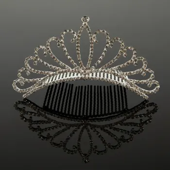 Elegant Children's Diamond Crown Bridal Headdress Accessory