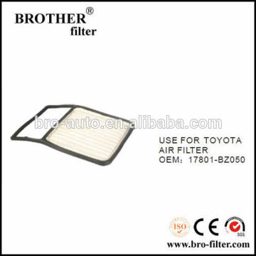 High quality OEM auto air filter 17801BZ050 for Toyota car