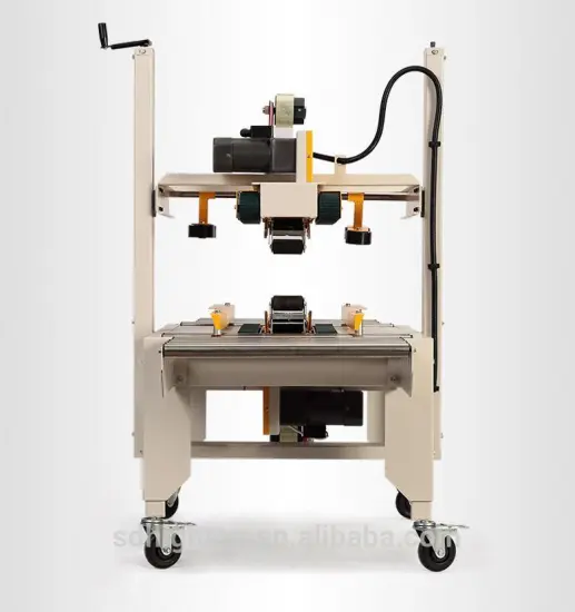 adhesive tape carton sealer semi automatic box sealing machine