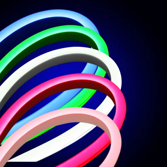 Bendable Silicone Flex LED Neon Strip, RGB Full Color, 78 LEDs/m, 18W, SMD5050, DC12V/24V