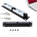 ANENG Cat6 12 Port RJ45 Patch Panel UTP LAN Network Adapter Cable Connector
