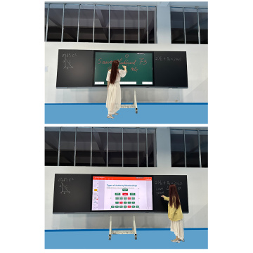 Bảng trắng tương tác 75 inch phục vụ giảng dạy