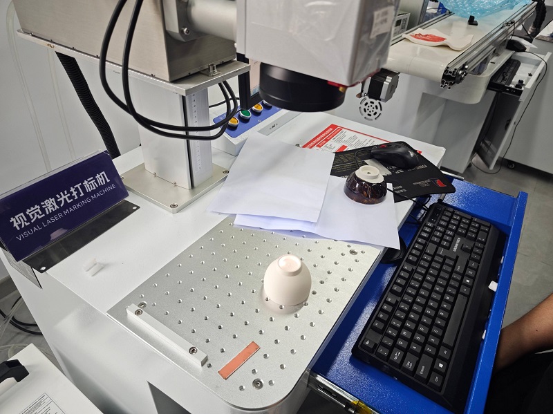 Chuke Intelligent's 10W UV Laser Marking of Ceramic Cups Receives Praise! Dual-Solution Quotation Accelerates Order Implementation