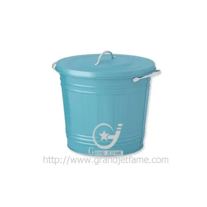 metal storage bin home galvanized storage bin