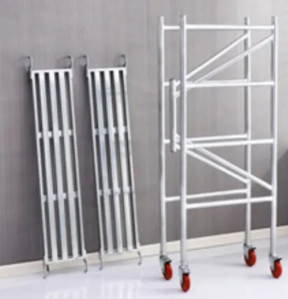 1.5m Work Platform Portable Ladder Frame Scaffold Mobile Steel Folding Scaffolding