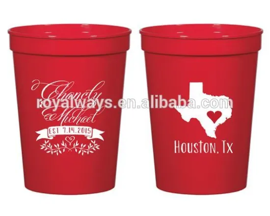 Popular Smooth Plastic Stadium Cheer Cups