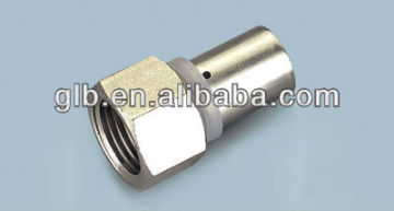 Brass Press Fittings - Straight Female Coupling