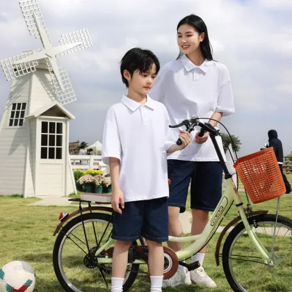 Kids Cotton Polo Tees Casual Party Wear
