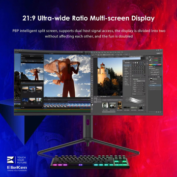 All in one PC Gaming Desktop Computer i5 Processor 34 inch LCD 21:9 Touch Screen