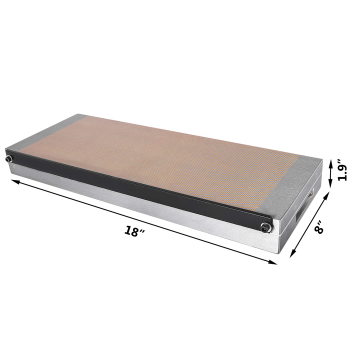 8 x 18 '' Polino magnetico per permanente polo per permanenza per macinazione e fresate