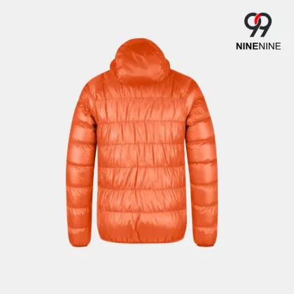 Compact 90% Duck Down Hooded Jacket for Men