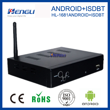 factory 2016 OEM new quality full hd strong tuner mstar tv decoder set top box isdb-t