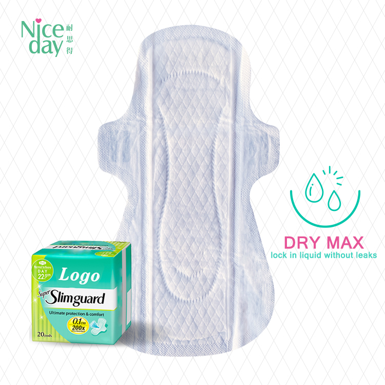 Super ultra slim dry night sanitary pad