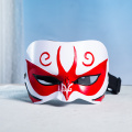 Máscara de cosplay de anime branco vermelho Nano Core