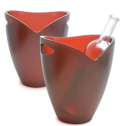clear large ciroc led ice bucket