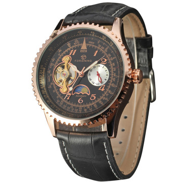 3 atm waterproof alloy stainless mechanic watch