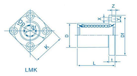 Linear Bearings Lm20 Uu