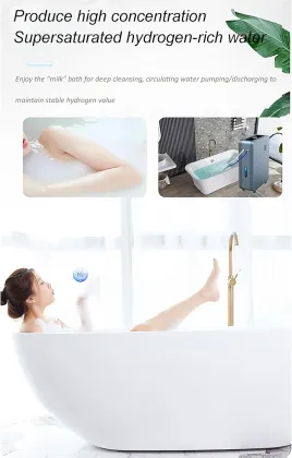 High-Purity Hydrogen Bath Generator for Spa: Producing 2600PPB 99.99% Pure Hydrogen Water for Rich, Soothing SPA Experience