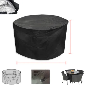 Factory Custom Round Table Furniture Waterproof Cover Outdoor Garden Round Table Cover" 

However, to make it more suitable as a title for a search engine, we can condense and optimize it:

"Custom Waterproof Round Table Cover for Outdoor Garden Furniture