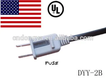 nispt-2 18-16awg 2pin Ul Universal Power Cord