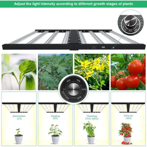 800W Foldable Hanging Grow Lights For Indoor Plants