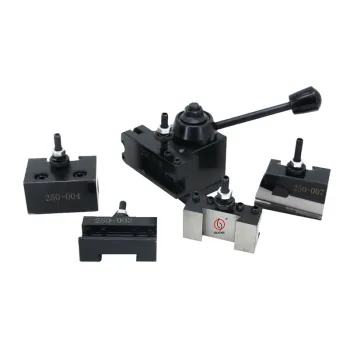 Quick Change Tool Post: Piston & Wedge Types 250-100 250-200 250-300 250-400 250-111 250-222 250-333 250-444