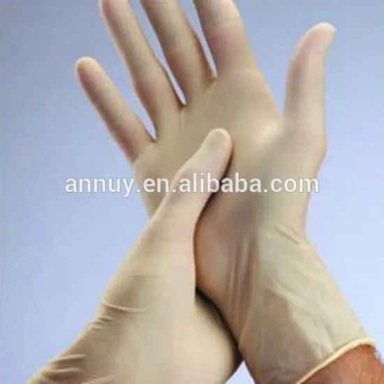 Cleanroom,workshop disposable nitrile examination gloves powder and powder free