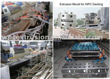 China Extrusionsform der Holzpolymerböden für äußere Terrassen